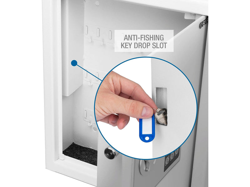 Barska 40-Key Digital Keypad Wall Safe, White (AX13964)