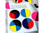 hand2mind Rainbow Angle Circles, 36 Pieces/Pack (91486)