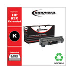 Remanufactured Black Extended-Yield Toner, Replacement for 83X (CF283XJ), 3,000 Page-Yield