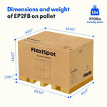 FlexiSpot WorkCube Series Sound Absorbing 2 Person Privacy Booth, Black (EP2FB-KIT)