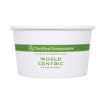 Paper Bowls, 16 oz, 4.4" Diameter x 3" h, White, 500/Carton