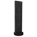 Azar Displays 60”H x16”W Two-Sided Pegboard Floor Display On a Revolving Round Studio Base, Black  (700780-BLK)