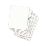 Avery-Style Preprinted Legal Bottom Tab Divider, 26-Tab, Exhibit I, 11 x 8.5, White, 25/PK