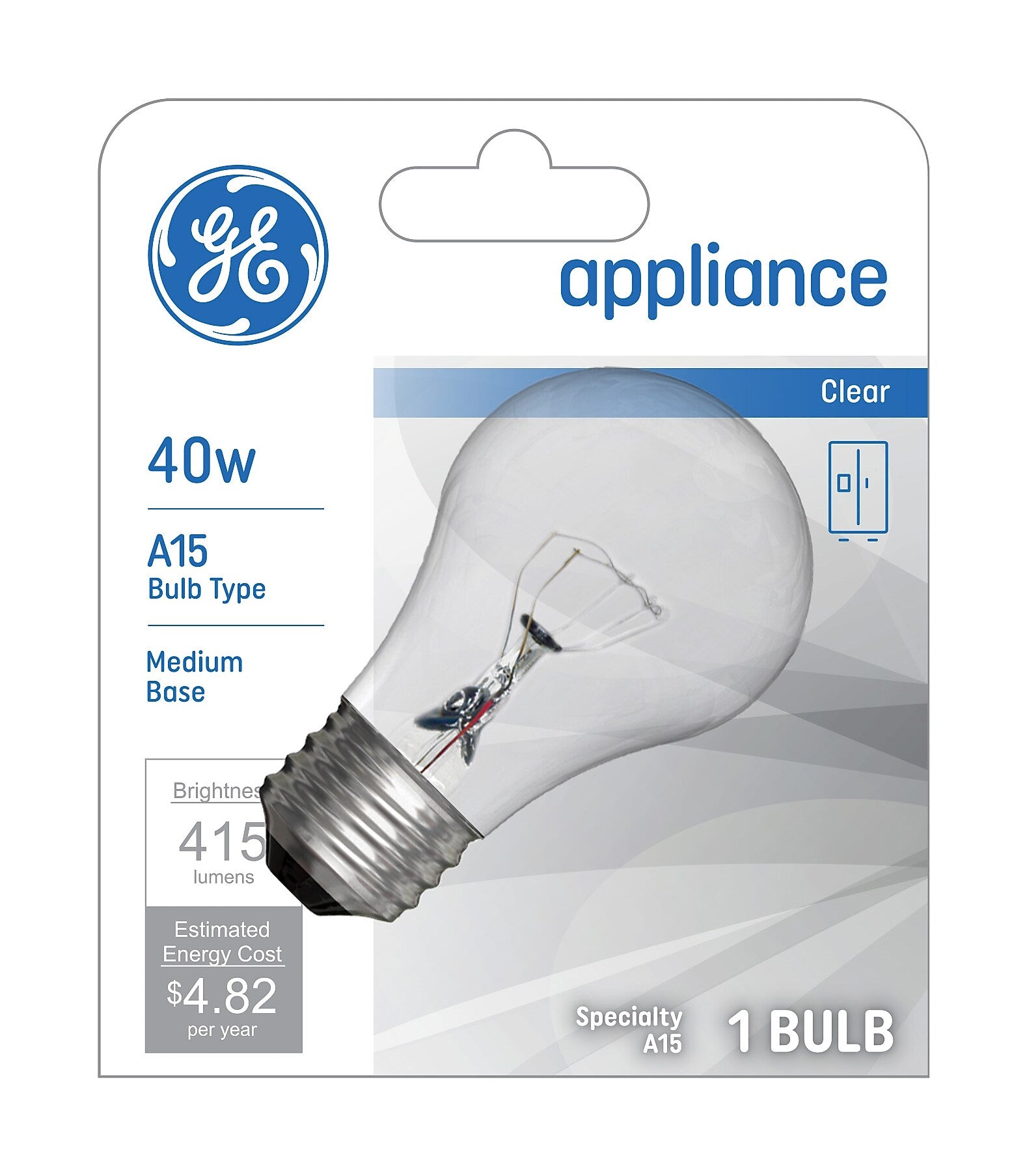 GE Lighting 40 Watts Clear Incandescent Bulb (15206)