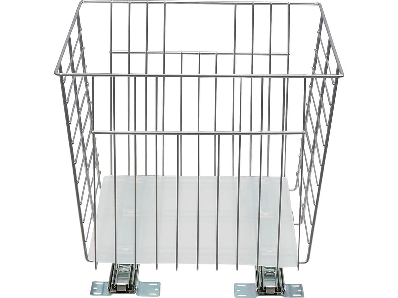 Household Essentials Glidez Steel Fruit Basket Organizer, Silver (25317-1)