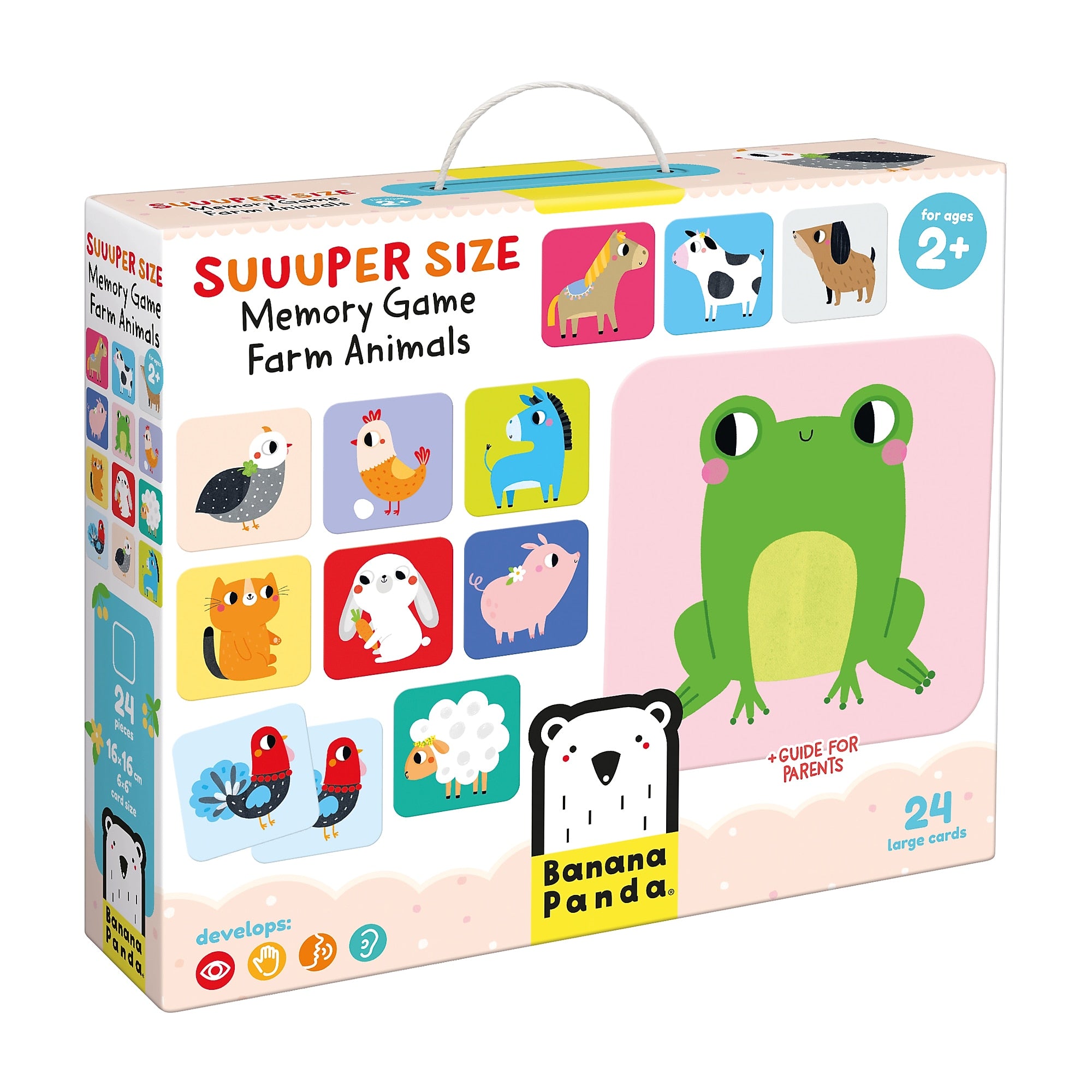 Banana Panda Suuuper Size Farm Animals Memory Game (BPN49122)