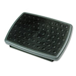 ADJUSTABLE HEIGHT/TILT FOOTREST, NONSKID PLATFORM, 18W X 13D X 4 TO 4.75H, CHARCOAL GRAY