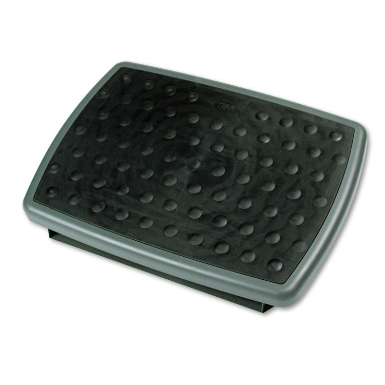 ADJUSTABLE HEIGHT/TILT FOOTREST, NONSKID PLATFORM, 18W X 13D X 4 TO 4.75H, CHARCOAL GRAY