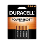 Duracell Coppertop AAA Alkaline Batteries, 4/Pack (MN2400B4Z)
