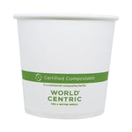 Paper Bowls, 24 oz, 4.4" Diameter x 4.4" h, White, 500/Carton