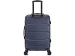DUKAP Sense 24" Hardside Suitcase, 4-Wheeled Spinner, TSA Checkpoint Friendly, Blue (DKSEN00M-BLU)