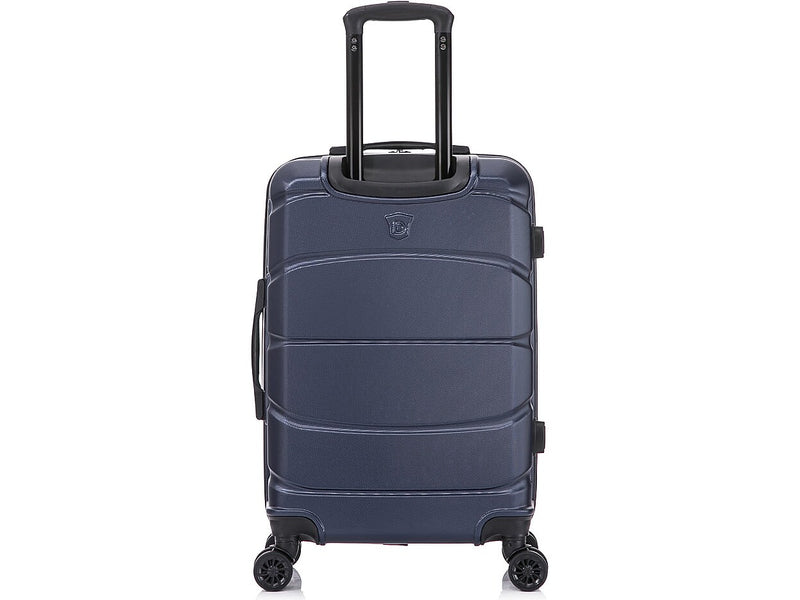 DUKAP Sense 24" Hardside Suitcase, 4-Wheeled Spinner, TSA Checkpoint Friendly, Blue (DKSEN00M-BLU)