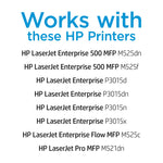 HP 55A Black Standard Yield Toner Cartridge, Prints Up to 6,000 Pages (CE255AG)