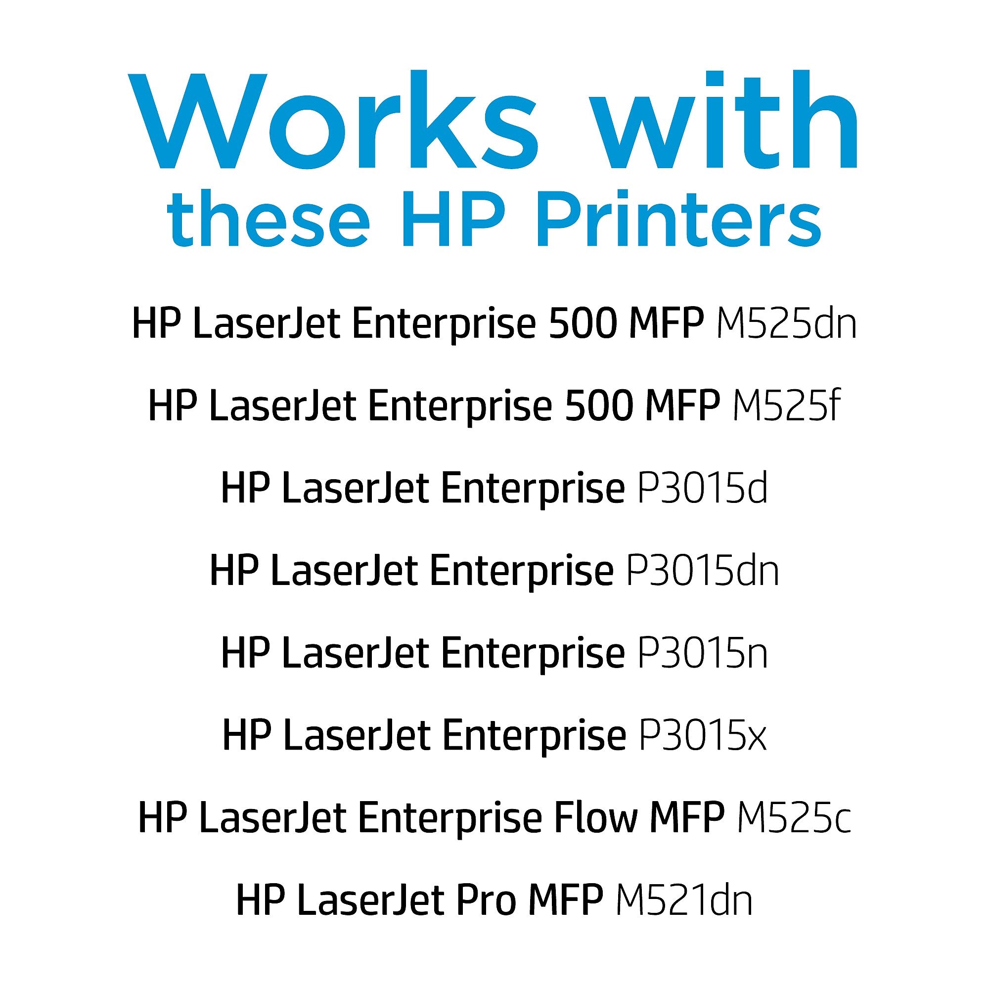 HP 55A Black Standard Yield Toner Cartridge, Prints Up to 6,000 Pages (CE255AG)
