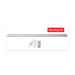 Frameless Magnetic Glass Marker Board, 72" x 48", White Surface