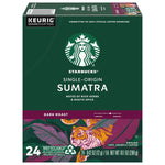 Starbucks Sumatra Coffee Keurig® K-Cup® Pods, Dark Roast, 96/Box (SBK22964CT)