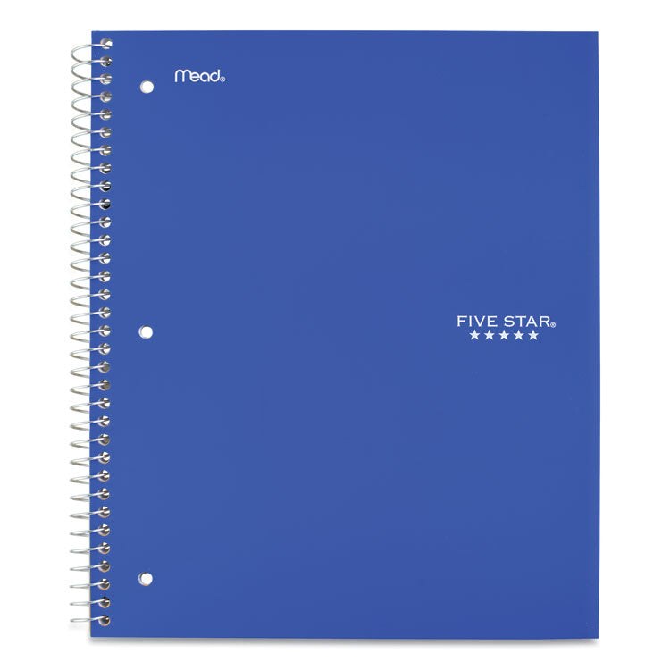 Wirebound Notebook, 5-Subject, Wide/Legal Rule, Randomly Assorted Cover Color, (200) 10.5 x 8 Sheets