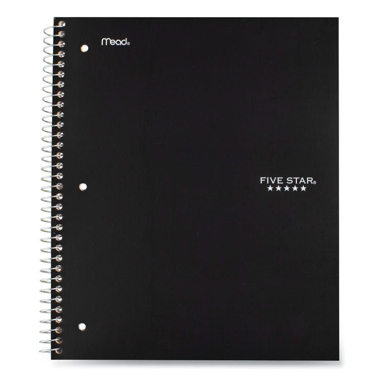 Wirebound Notebook, 5-Subject, Wide/Legal Rule, Randomly Assorted Cover Color, (200) 10.5 x 8 Sheets