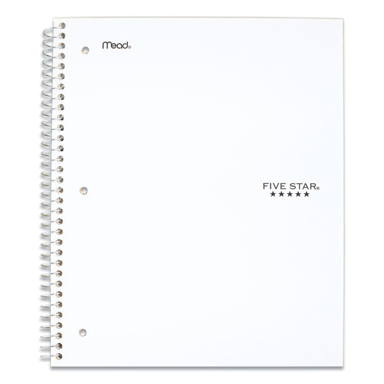Wirebound Notebook, 5-Subject, Wide/Legal Rule, Randomly Assorted Cover Color, (200) 10.5 x 8 Sheets