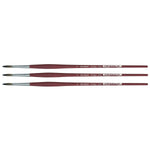 da Vinci COLLEGE Oil and Acrylic Synthetic Student Round Brush, 3 Brushes/Pack (DVXVA87308-3)