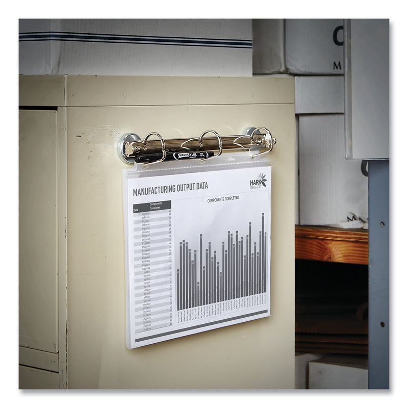 Avery Magnetic Hanging Binder Rings, 3 Rings, 1.5" Capacity, 11 x 8.5