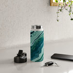 DENY Designs Marble Galaxy Stainless Steel Double Wall Insulated Water Bottle, 18 oz. (66583-WBTL05)
