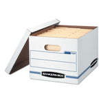 Stor/file Basic-Duty Storage Boxes, Letter/legal Files, 12" X 16.25" X 10.5", White, 20/carton