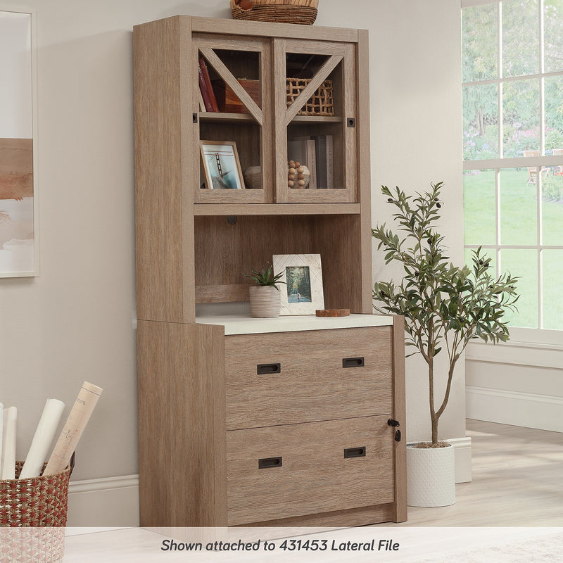 Sauder Dixon City 33"W Desktop Hutch, Brushed Oak (432889)