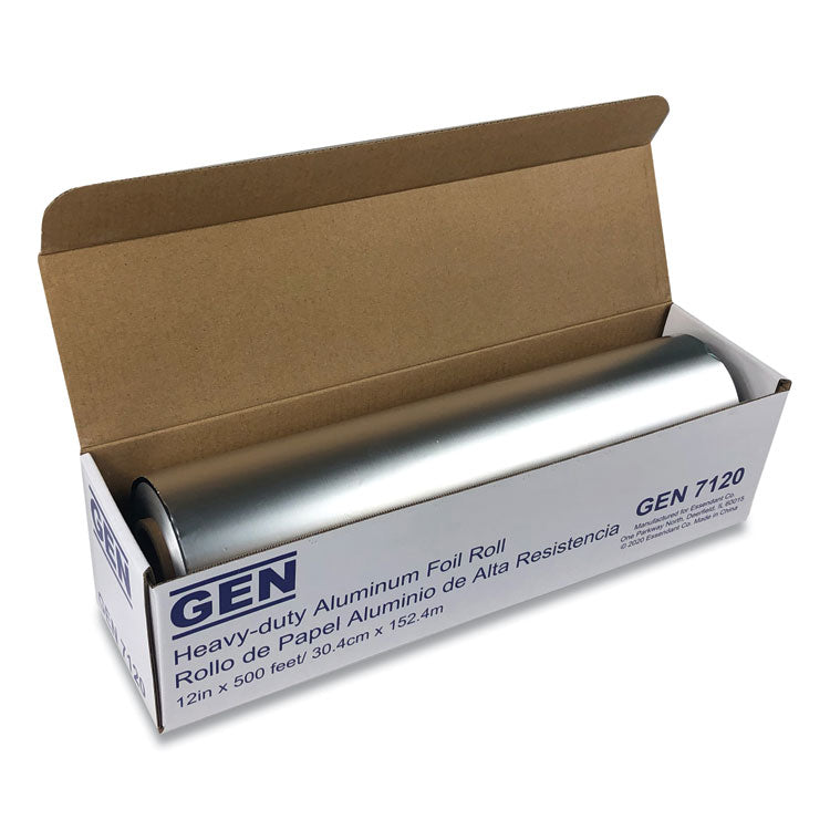 Heavy-Duty Aluminum Foil Roll, 12" X 500 Ft