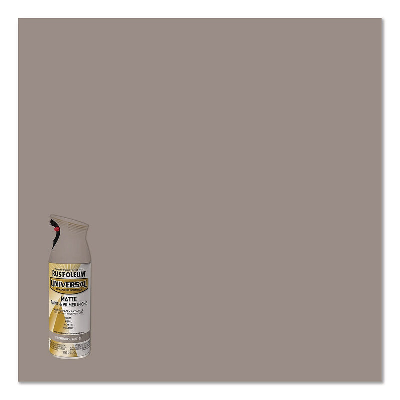 Rust-Oleum Universal Premium Spray Paint, Greige, 12 oz., 6/Carton (376724)