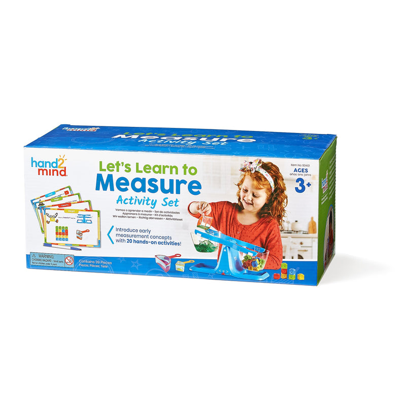 Hand2Mind Let's Learn To Measure Activity Set, 35 Pieces (HTM93401)