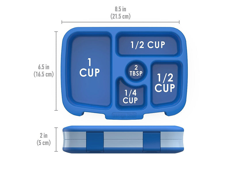 bentgo Kids Lunch Box, Blue, 19 oz. (BGOKIDS-B)