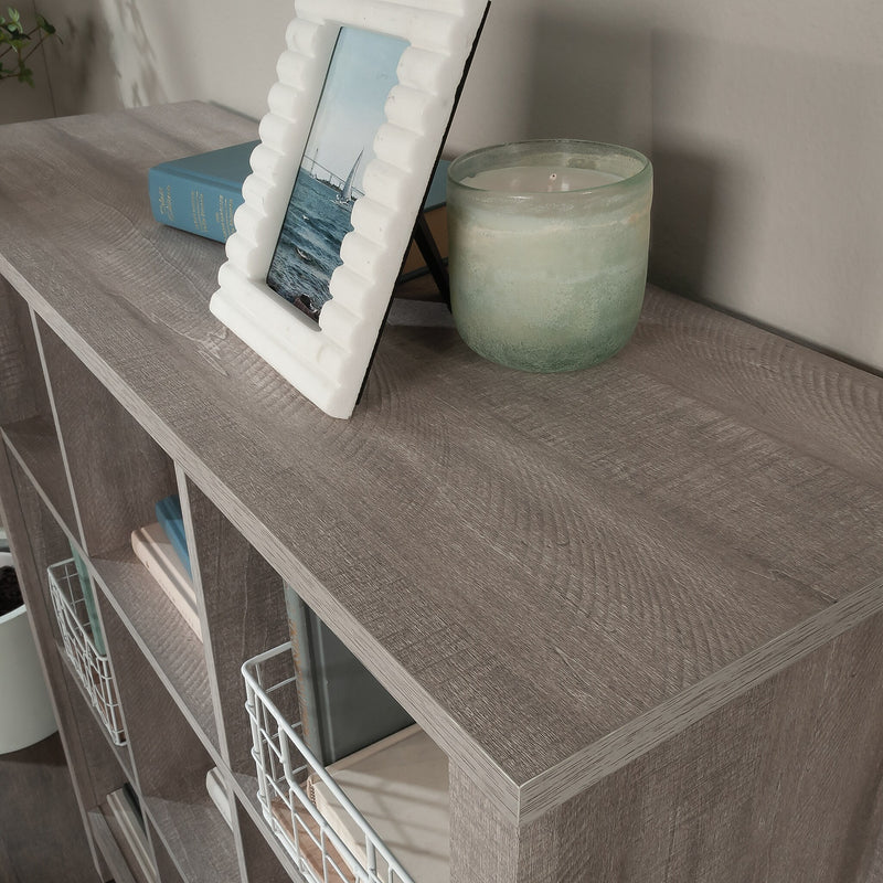 Sauder Select 42"H 9-Shelf Cube Organizer, Spring Maple (433934)