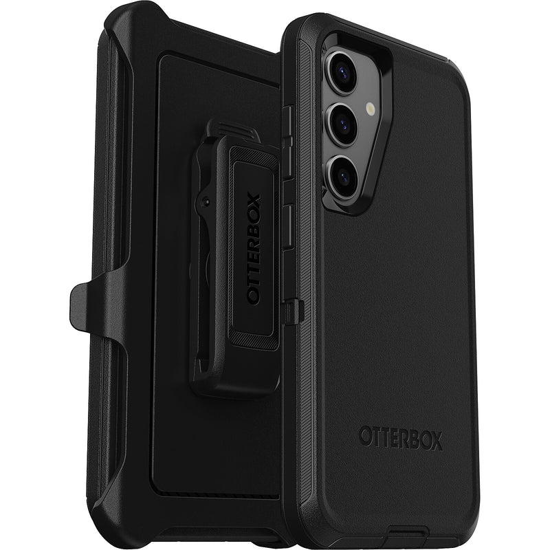 OtterBox Defender Holster Case for Galaxy S24, Shock Absorbing, Black (77-94478)
