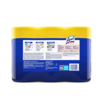 Lysol Disinfecting Wipes, Lemon & Lime Blossom Scent, 80 Wipes/Container, 3 Containers/Pack, 2 Packs/Carton (RAC84251CT)