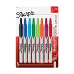 Sharpie Retractable Permanent Markers, Fine Tip, Assorted, 8/Pack (32730)