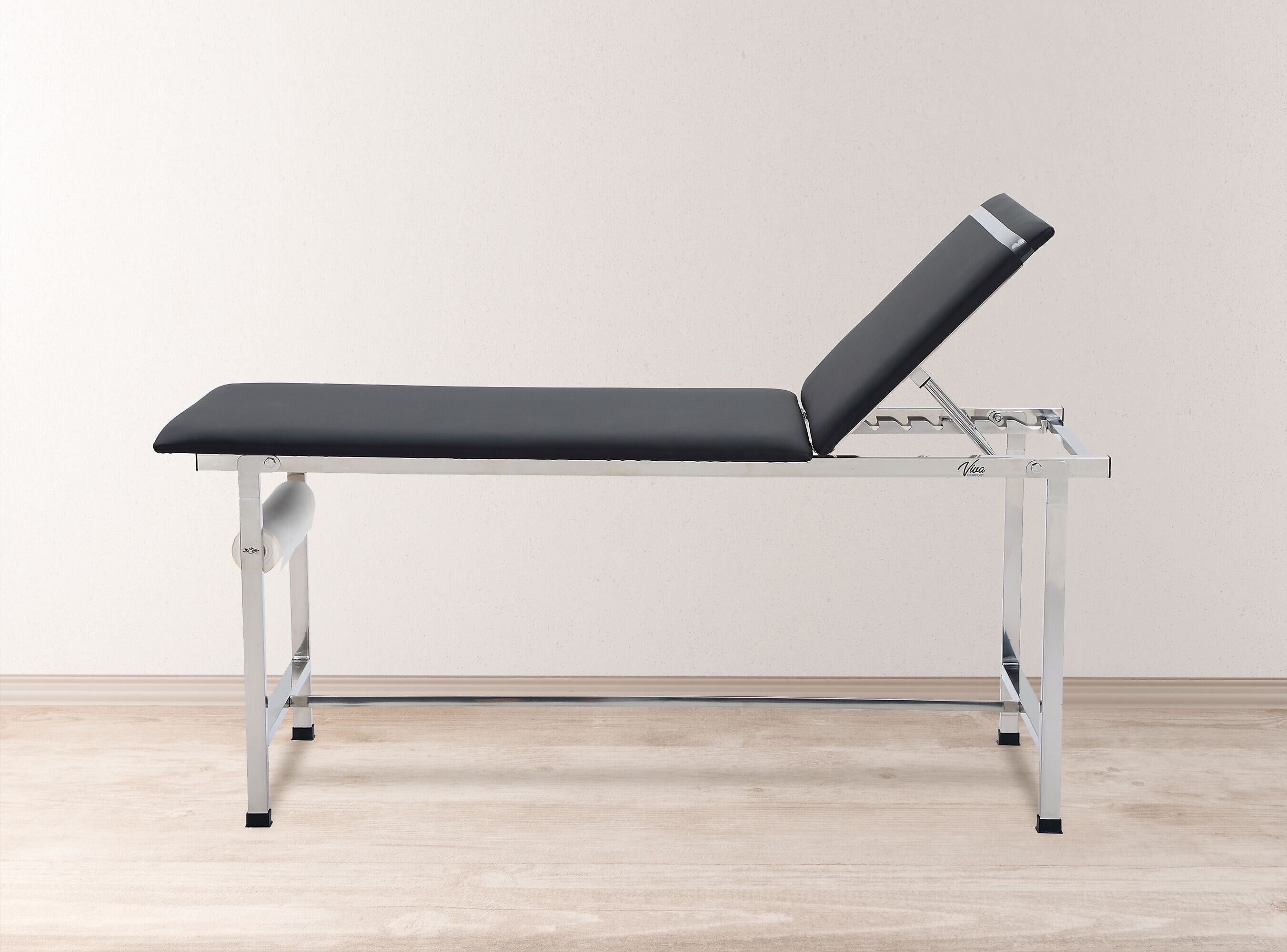 Viva Comfort Adjustable Exam Table, 440 lbs. Capacity, Black (ADI996-01-BLK-MK)
