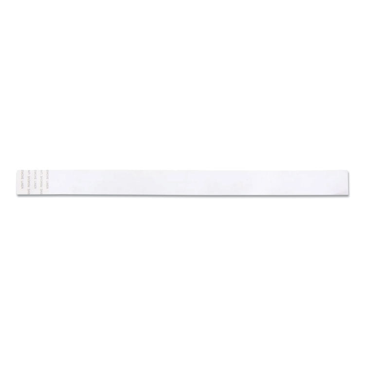 Security Wristbands, Sequentially Numbered, 10" x 0.75", Yellow, 100/Pack
