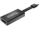 Plugable USB C to HDMI Video Adapter, Male to Female, Black (USBC-THDMI)