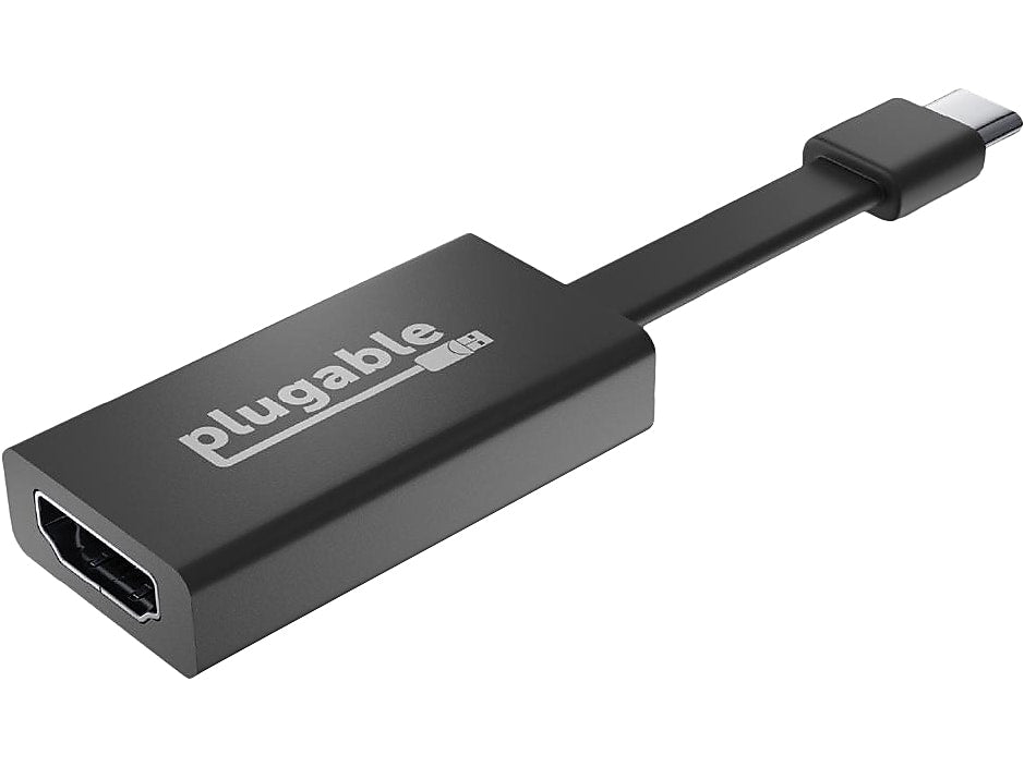 Plugable USB C to HDMI Video Adapter, Male to Female, Black (USBC-THDMI)