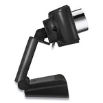Cybertrack H3 720p Hd Usb Webcam With Microphone, 1280 Pixels X 720 Pixels, 1.3 Mpixels, Black