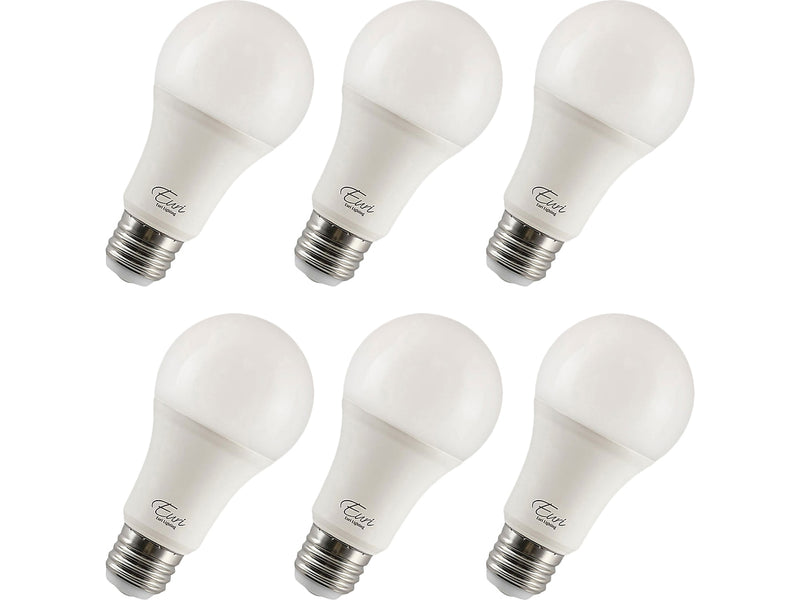 Viribright 4/8/12-Watts Daylight 3-Way LED General-Purpose Bulb, 6/Box (450104-ES)