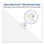 Preprinted Legal Exhibit Side Tab Index Dividers, Avery Style, 26-Tab, E, 11 X 8.5, White, 25/pack, (1405)