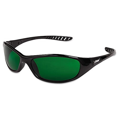 Kimberly-Clark Professional® Jackson Safety® V40 HELLRAISER® Safety Glasses, Wraparound, Green Lens (KCC20544)