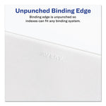 Preprinted Legal Exhibit Side Tab Index Dividers, Avery Style, 25-Tab, 76 To 100, 11 X 8.5, White, 1 Set, (1333)