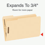 Pendaflex Heavy Duty File Folder, 1-Tab, Assorted, Legal Size, Manila, 50/Box (1007067)