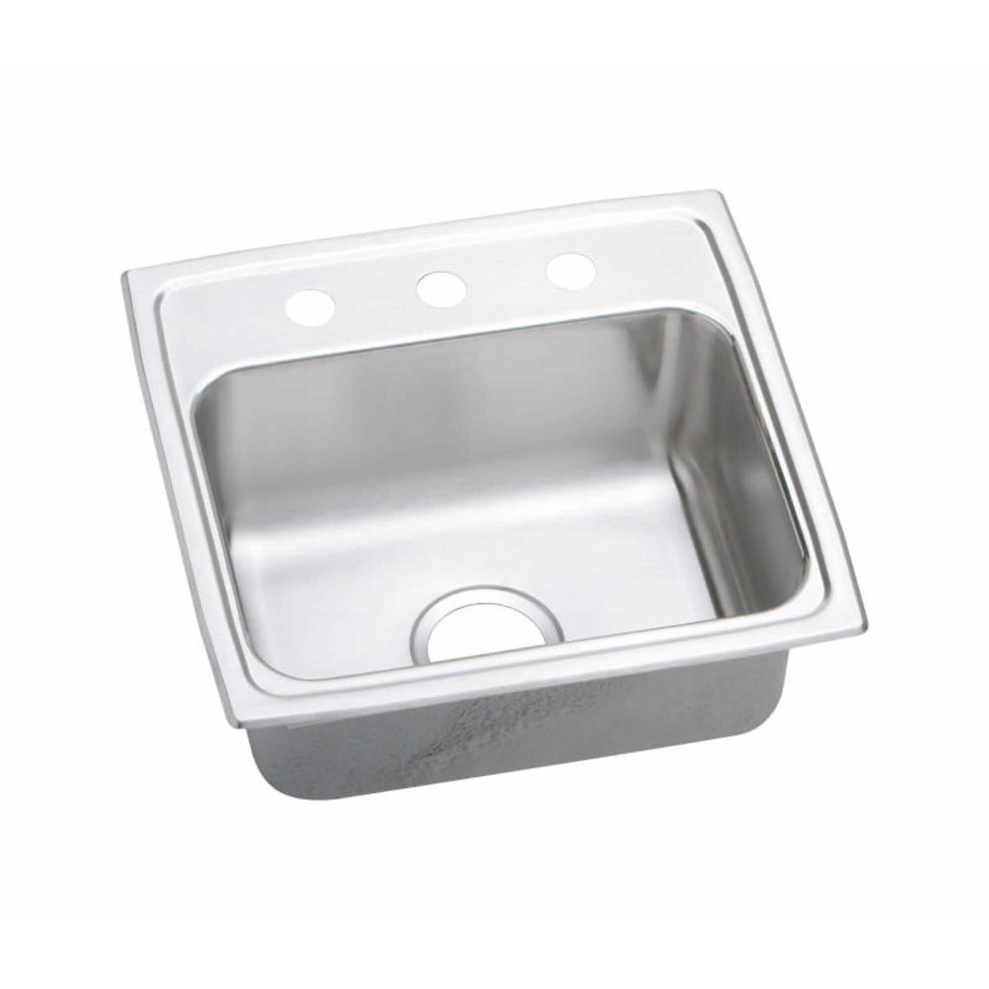 Elkay Gourmet 19" Single Basin Drop In Stainless Steel Kitchen Sink (LRADQ1918650)