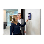 Wall-Mounted Tablet Holder, Silver/charcoal Gray