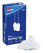 Avery  1-3/4" Marking Tags, White, 1,000/Pack (12204)