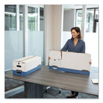 Liberty Heavy-Duty Strength Storage Boxes, Legal Files, 15.25" X 24.13" X 10.75", White/blue, 4/carton